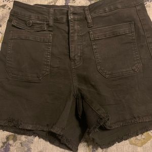 Judy Blue denim frayed shorts